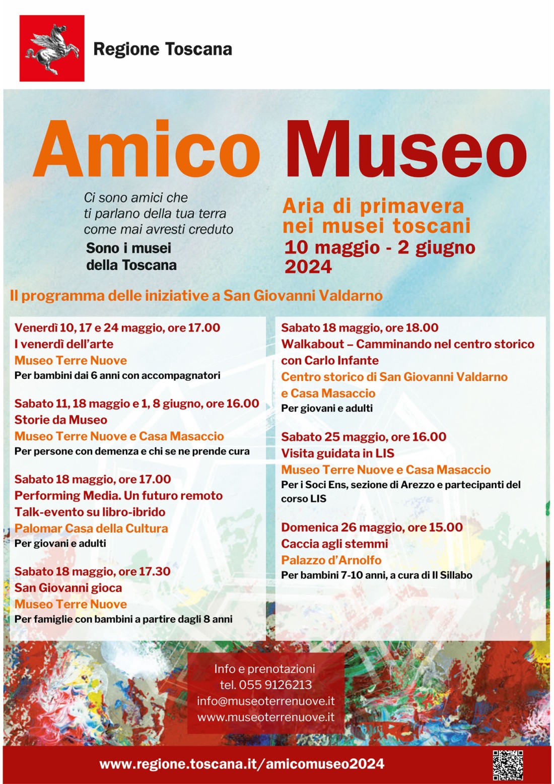 Locandina di Amico Museo al Museo Terre Nuove